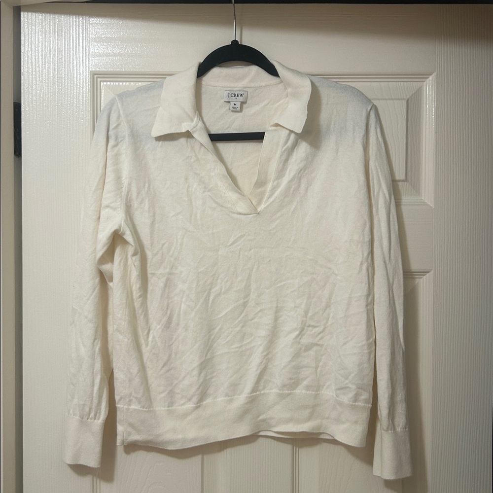 Jcrew cotton sweater polo